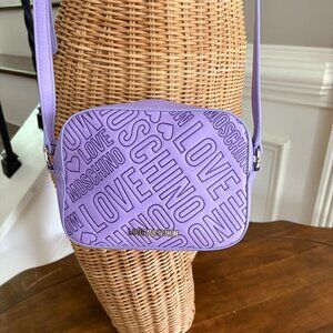 Love Moschino Small Purple Cross Body Bag